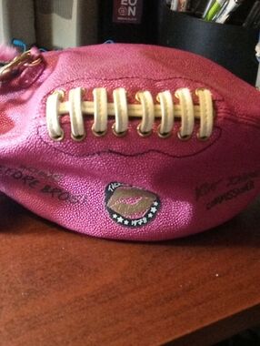 Betsey Johnson Football Crossbody Bag